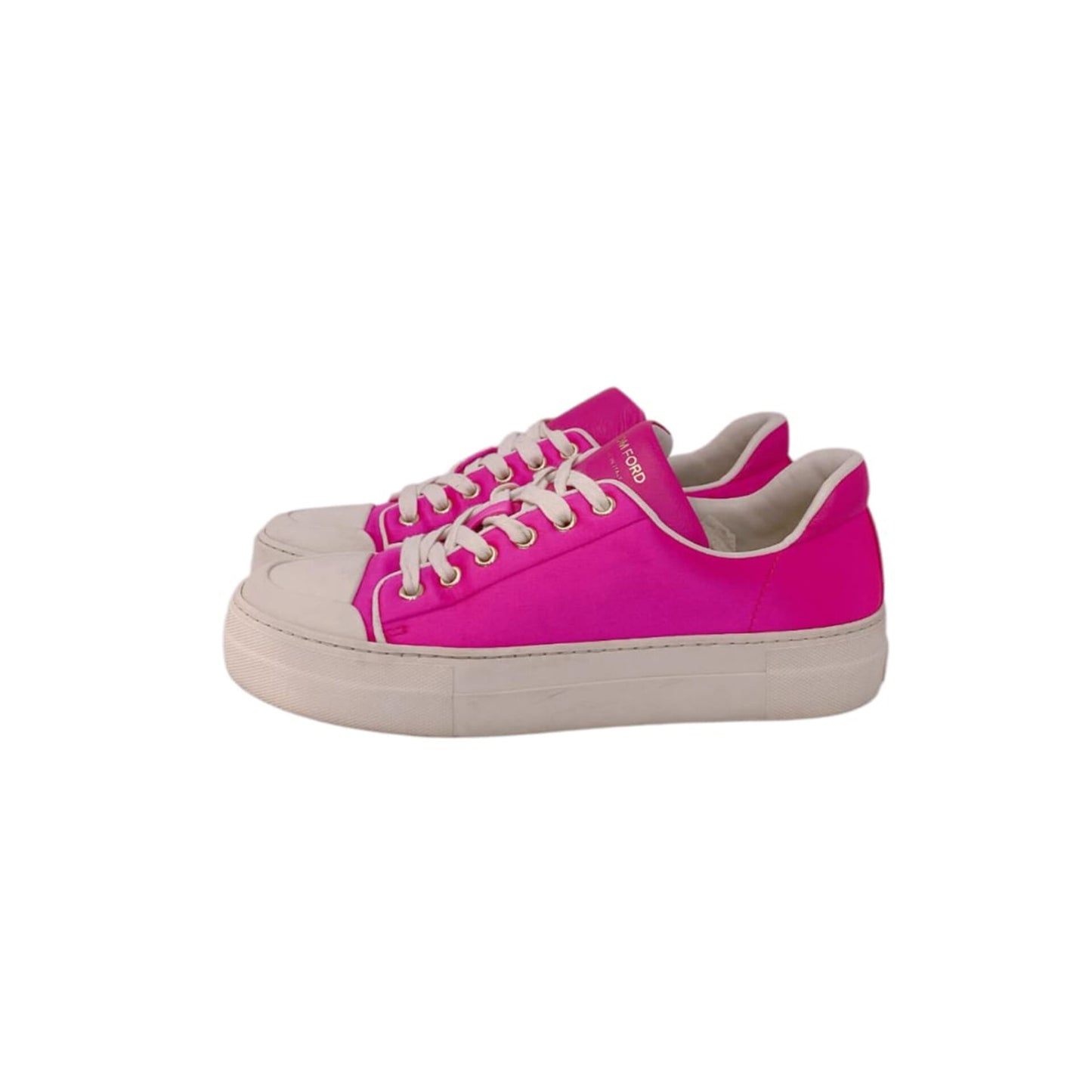 PINK CITY TOE LOW TOP SNEAKERS 37