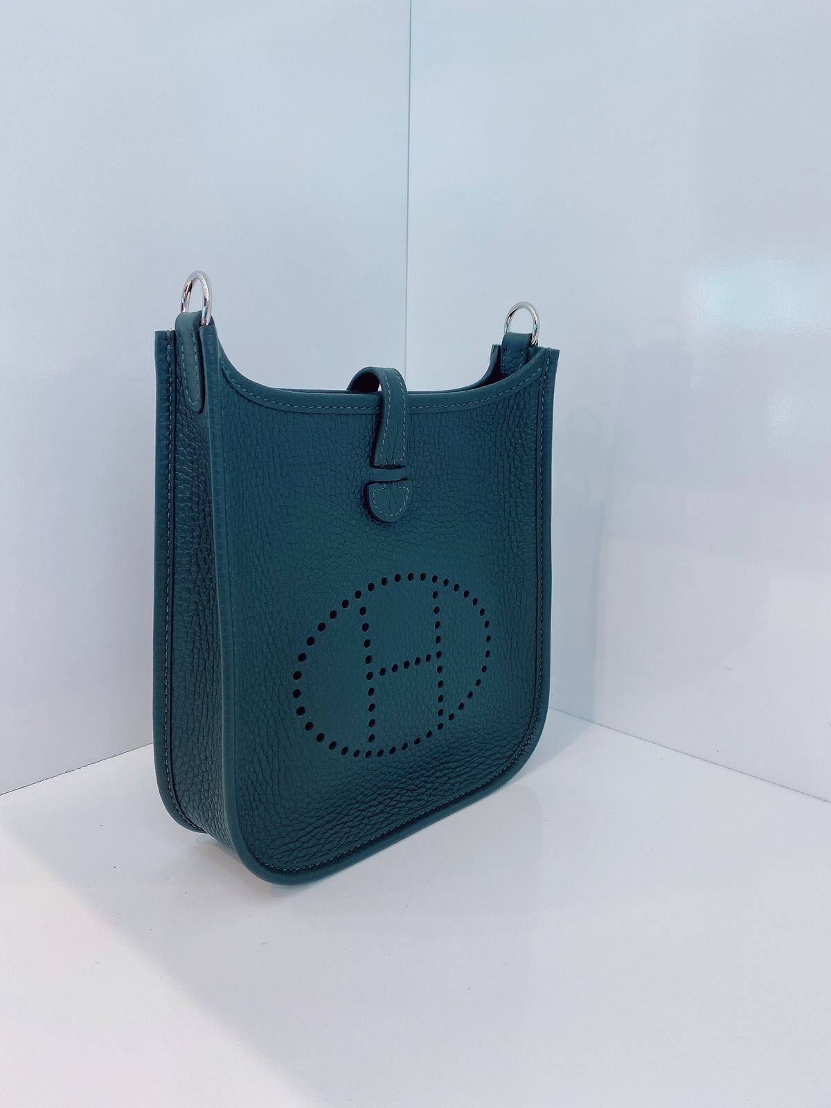 VERT MANGROVE CLEMENCE LEATHER EVELYNE II TPM BAG