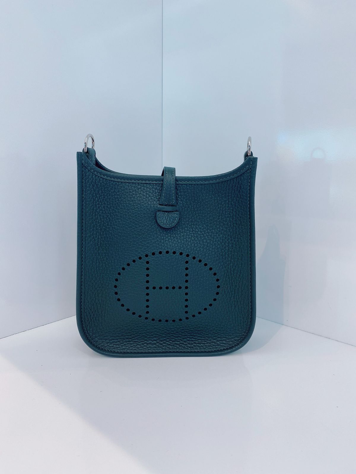 VERT MANGROVE CLEMENCE LEATHER EVELYNE II TPM BAG