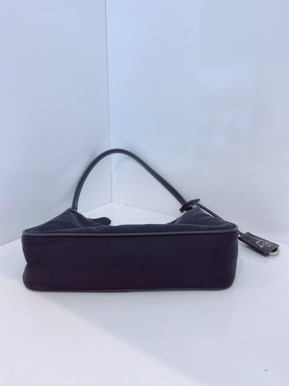 BLACK NYLON MINI RE-EDITION 2005 SHOULDER BAG