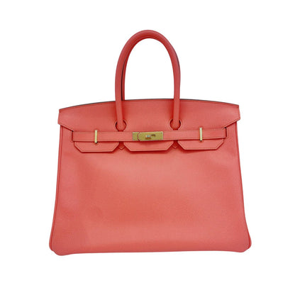PINK EPSOM LEATHER BIRKIN 35 GOLD HARDWARE