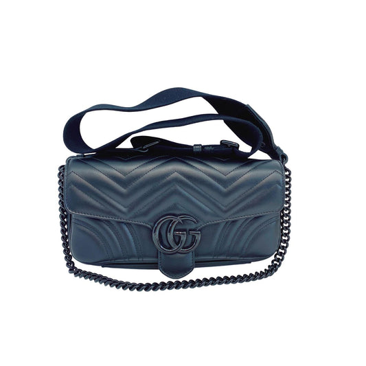 SO BLACK GG MARMONT SMALL SHOULDER BAG