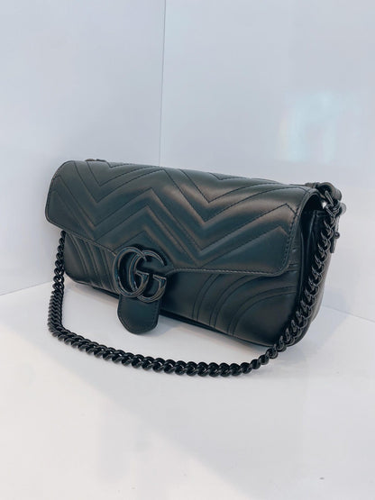 SO BLACK GG MARMONT SMALL SHOULDER BAG