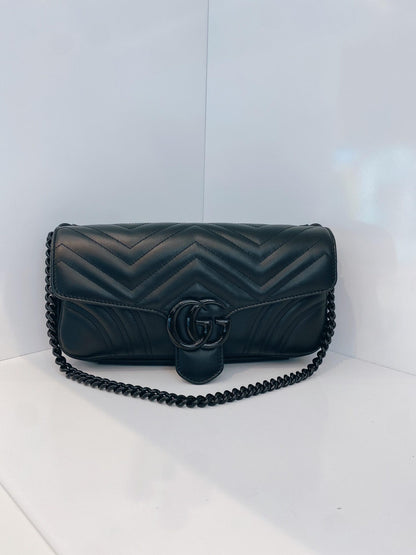 SO BLACK GG MARMONT SMALL SHOULDER BAG