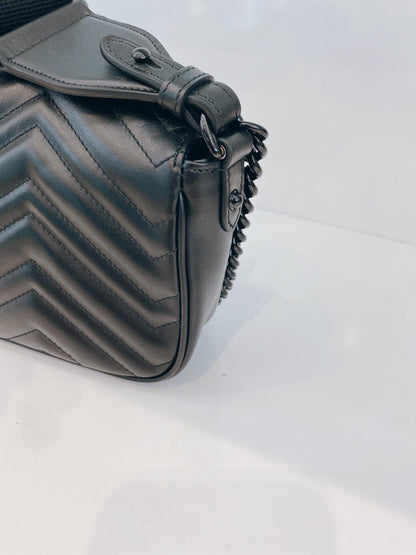 SO BLACK GG MARMONT SMALL SHOULDER BAG