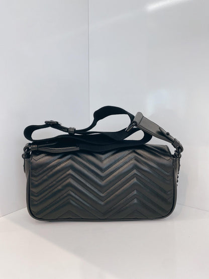 SO BLACK GG MARMONT SMALL SHOULDER BAG