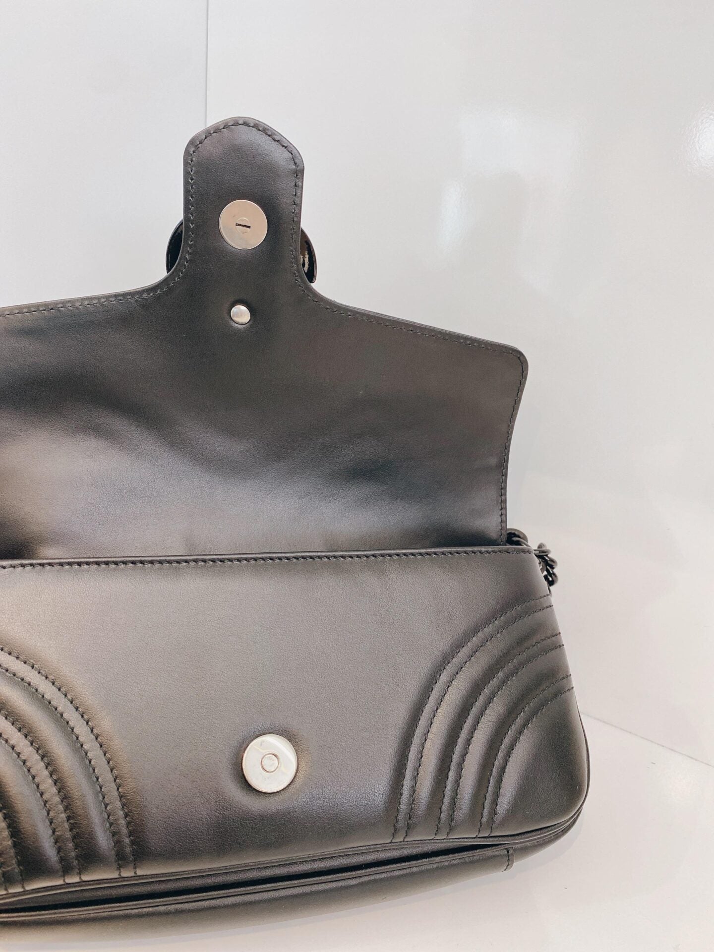 SO BLACK GG MARMONT SMALL SHOULDER BAG