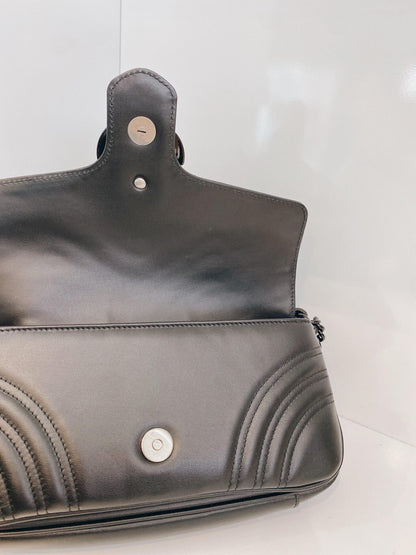 SO BLACK GG MARMONT SMALL SHOULDER BAG