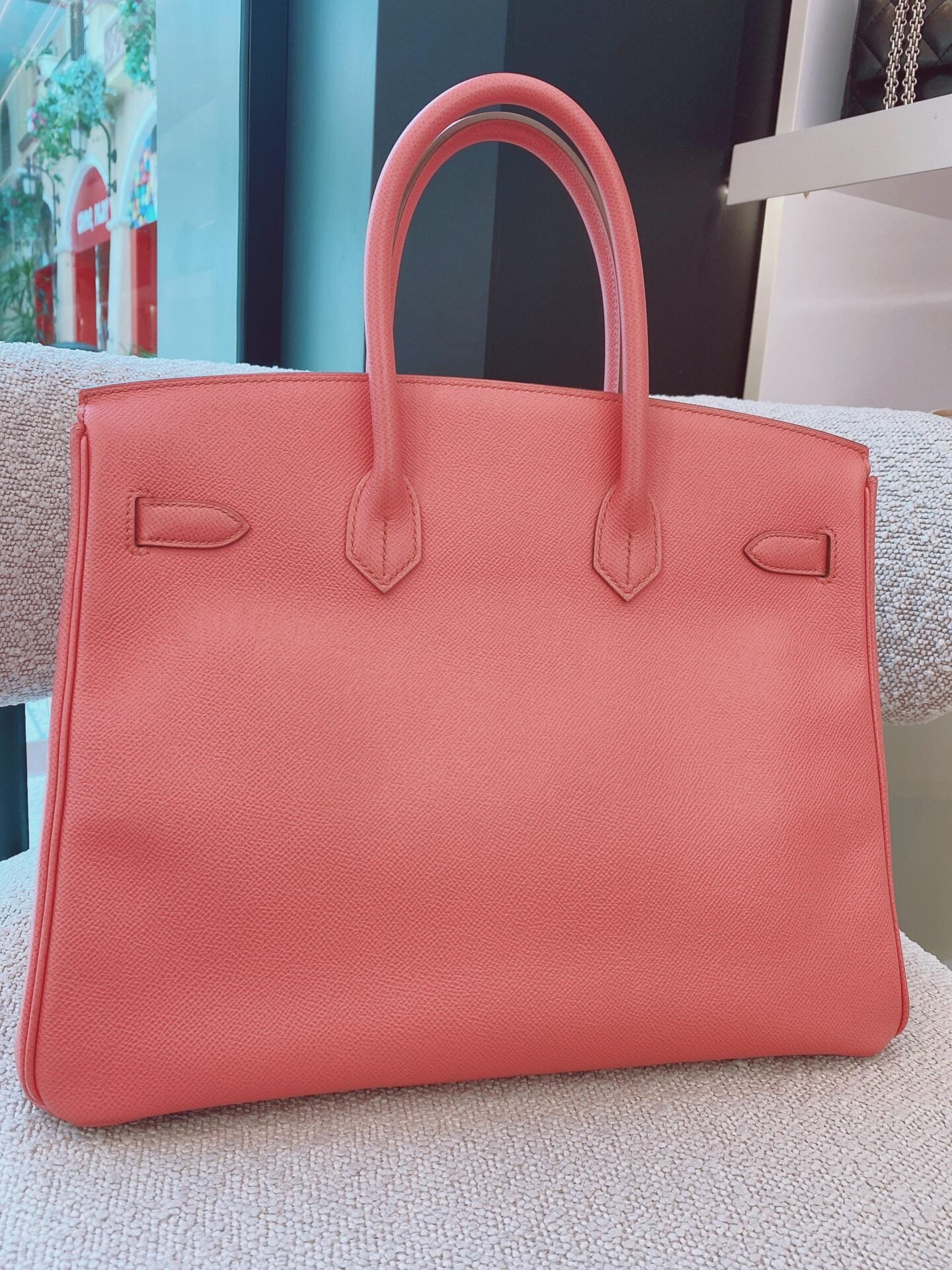 PINK EPSOM LEATHER BIRKIN 35 GOLD HARDWARE