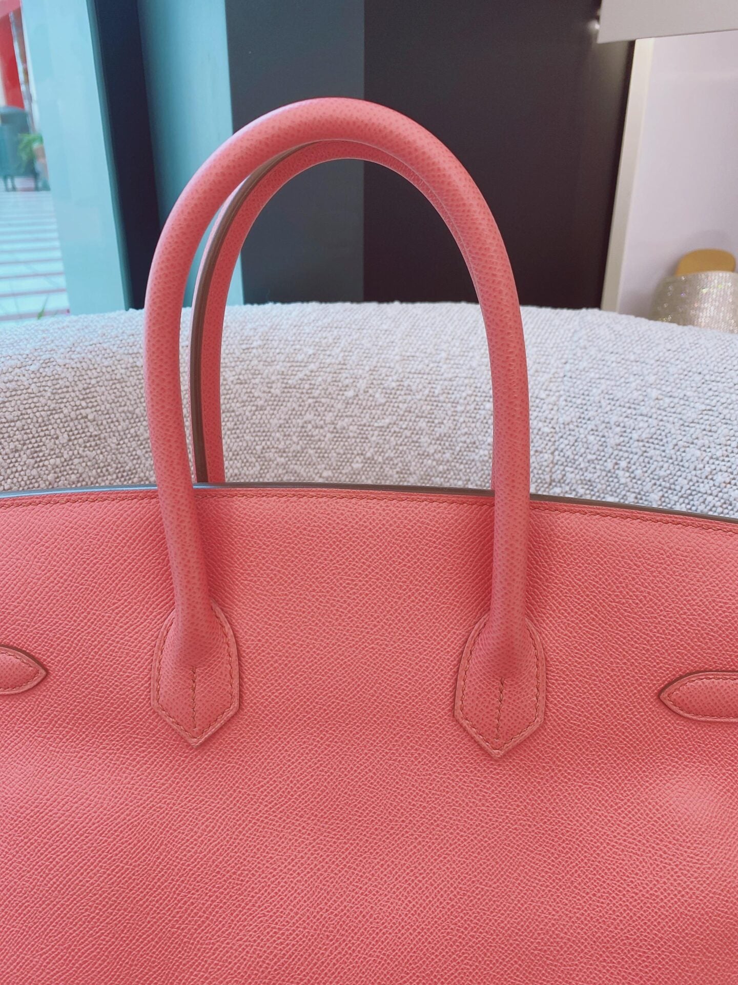 PINK EPSOM LEATHER BIRKIN 35 GOLD HARDWARE