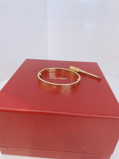 18K ROSE GOLD LOVE BRACELET CLASSIC MODEL 16