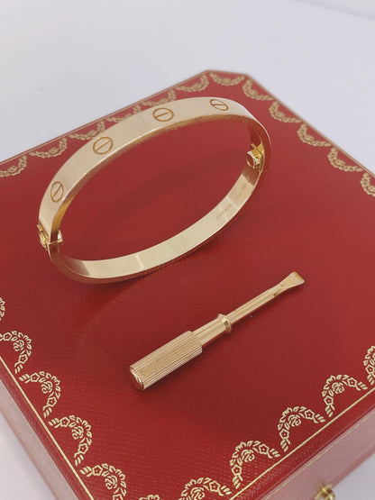 18K ROSE GOLD LOVE BRACELET CLASSIC MODEL 16