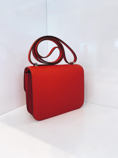 ROUGE RADIEUX CONSTANCE 18 EPSOM LEATHER PALLADIUM HARDWARE