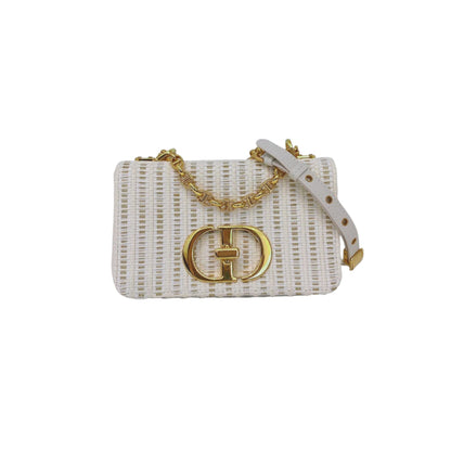 WHITE TWEED SMALL CARO BAG