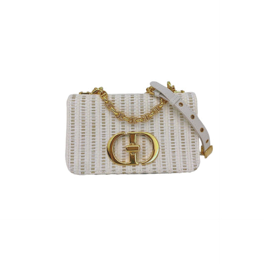 WHITE TWEED SMALL CARO BAG