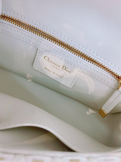 WHITE TWEED SMALL CARO BAG