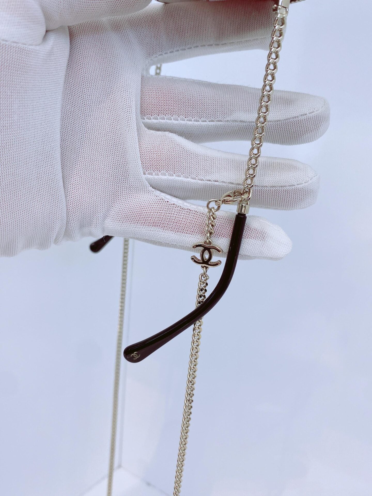 GOLDTONE BROWN GRADIENT 4242 PANTOS SUNGLASSES