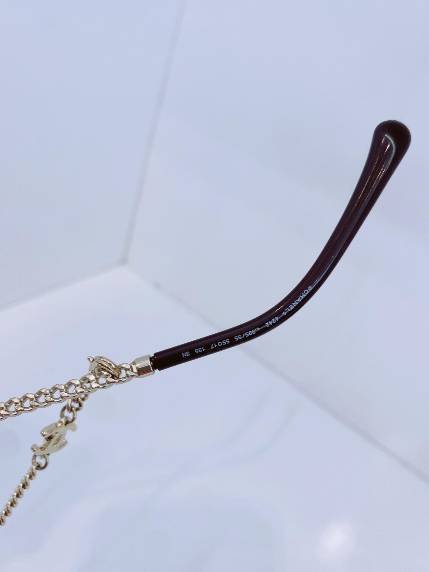 GOLDTONE BROWN GRADIENT 4242 PANTOS SUNGLASSES