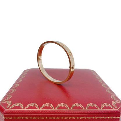 18K YELLOW GOLD LOVE BRACELET CLASSIC MODEL 17