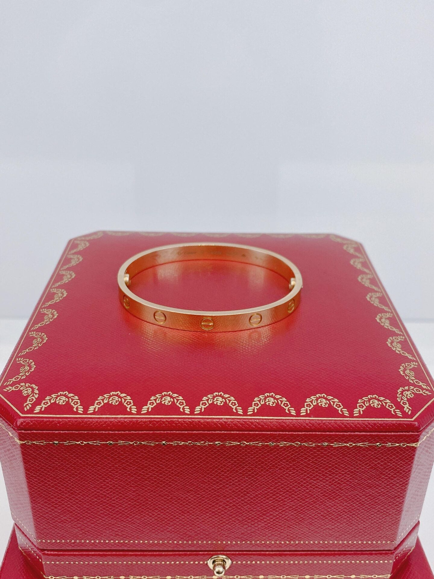 18K YELLOW GOLD LOVE BRACELET CLASSIC MODEL 17