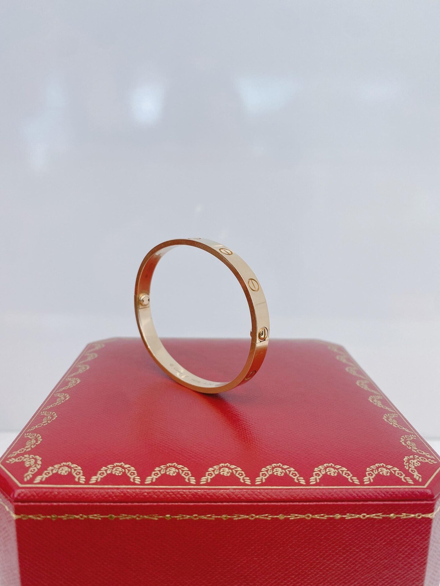 18K YELLOW GOLD LOVE BRACELET CLASSIC MODEL 17