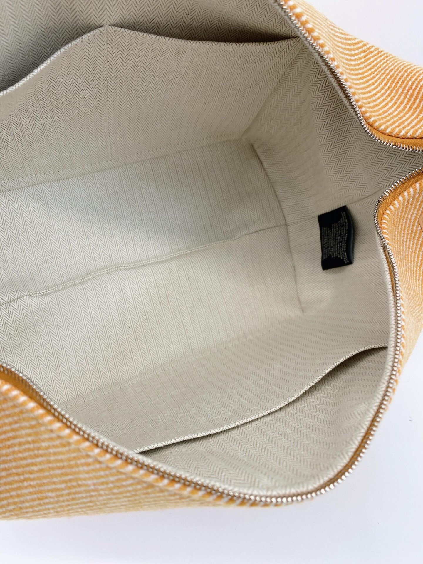 BICOLOR WOOL TWILL BRIDE-A-BRAC AU CARRE CASE, LARGE MODEL