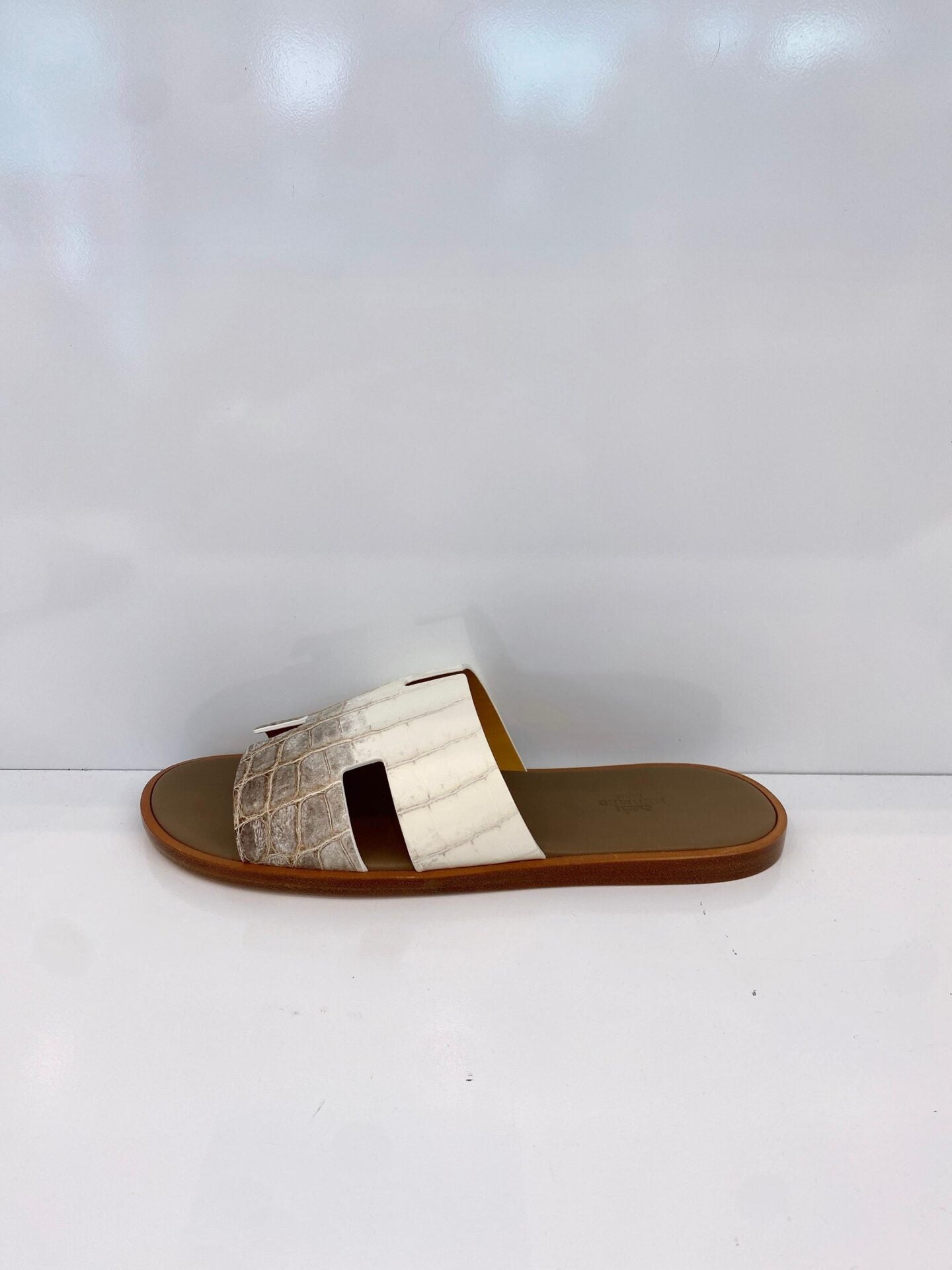 IZMIR HIMALAYAN CROCODILE LEATHER SANDALS 43