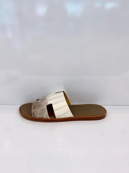 IZMIR HIMALAYAN CROCODILE LEATHER SANDALS 43