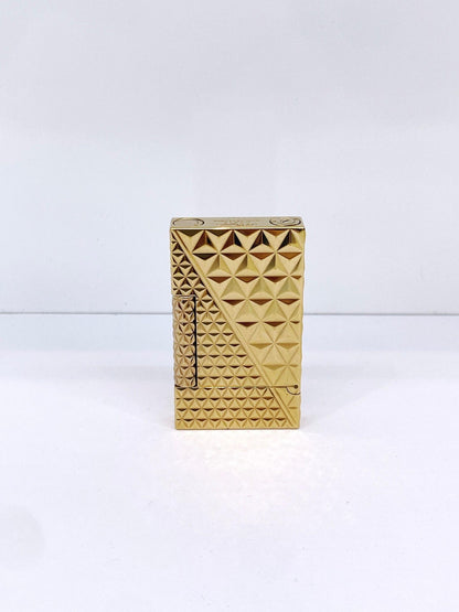 FEUERZEUG LINE 2 FIRHEAD GELBGOLD LIGHTER 1GHA J55