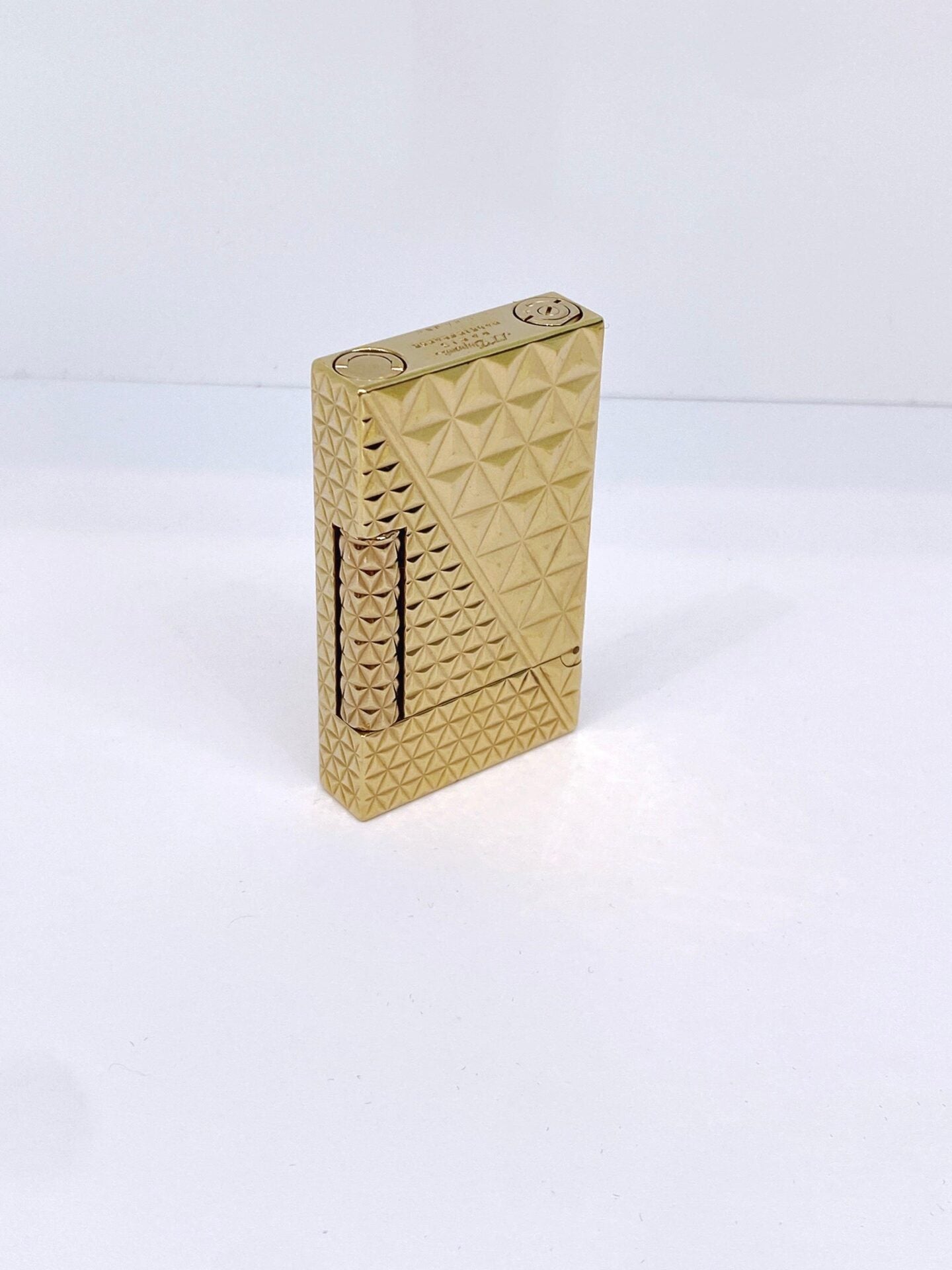 FEUERZEUG LINE 2 FIRHEAD GELBGOLD LIGHTER 1GHA J55