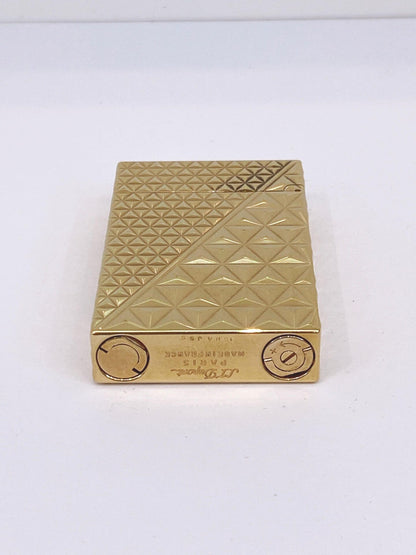 FEUERZEUG LINE 2 FIRHEAD GELBGOLD LIGHTER 1GHA J55