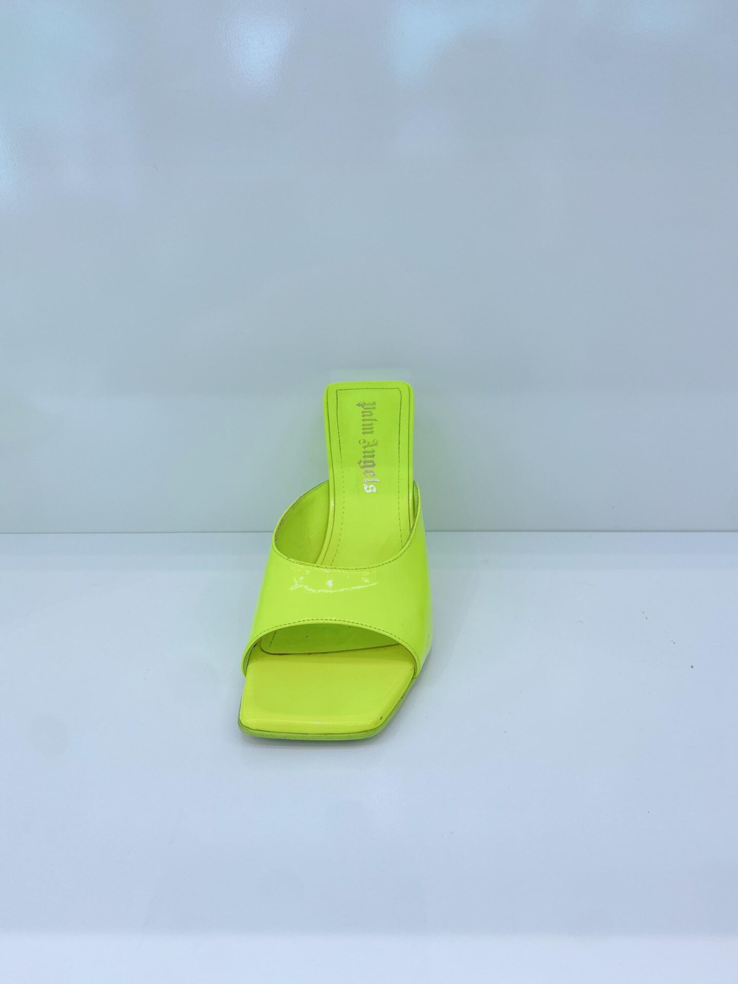 GREEN PALM DETAILED HEELED SANDALS 37