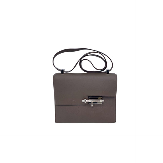 ETAIN VERROU 23 EPSOM LEATHER LEATHER PALLADIUM HARDWARE