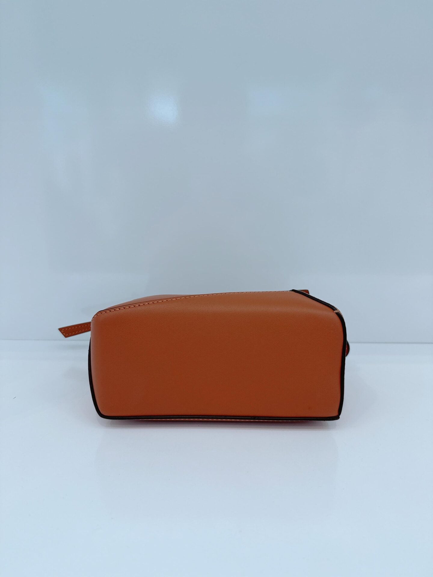 BROWN CLASSIC CALFSKIN LEATHER MINI PUZZLE BAG