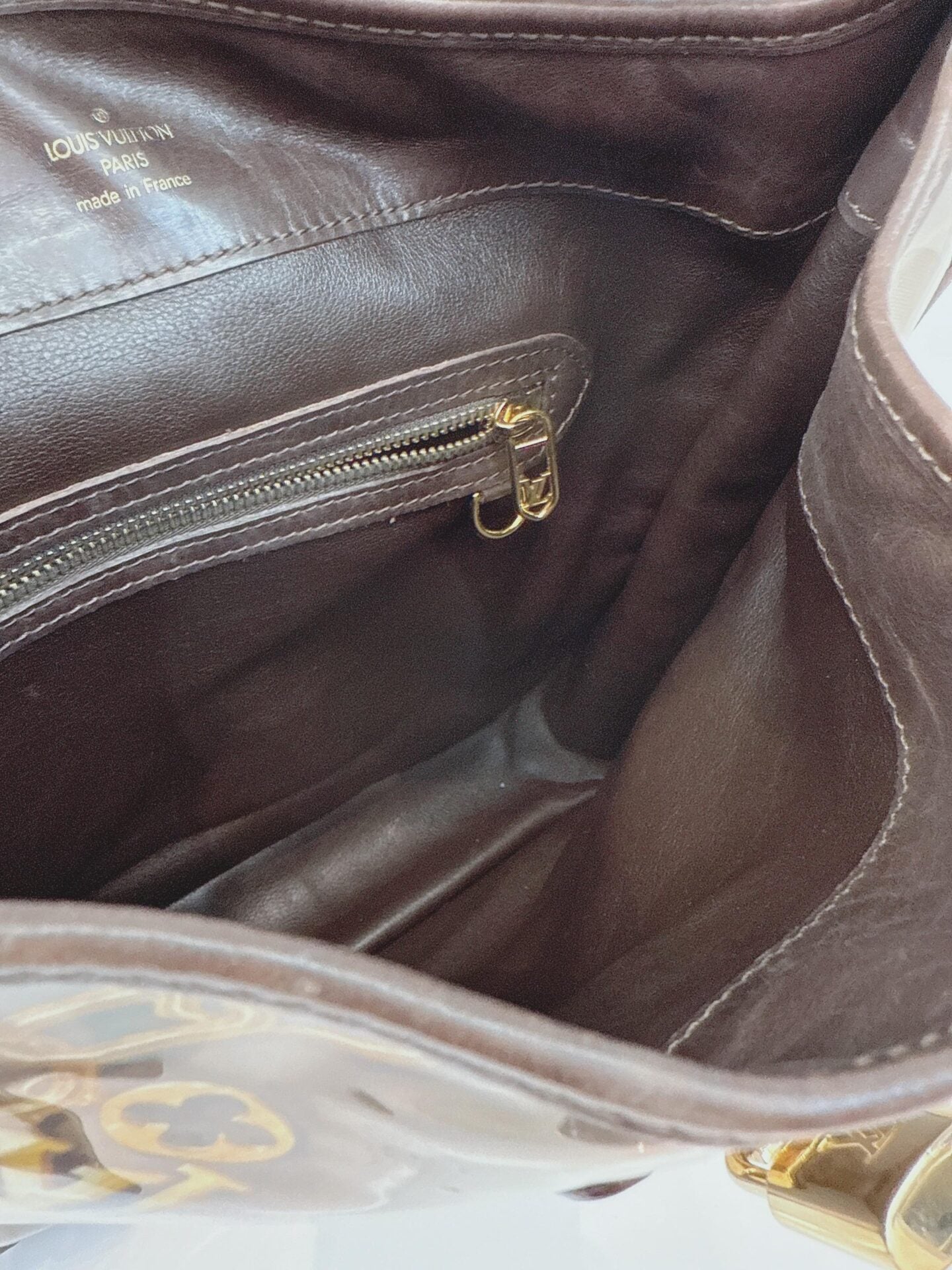 BROWN MONOGRAM CHARMS MUSETTE CROSSBODY BAG