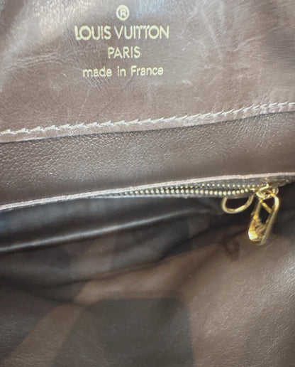 BROWN MONOGRAM CHARMS MUSETTE CROSSBODY BAG