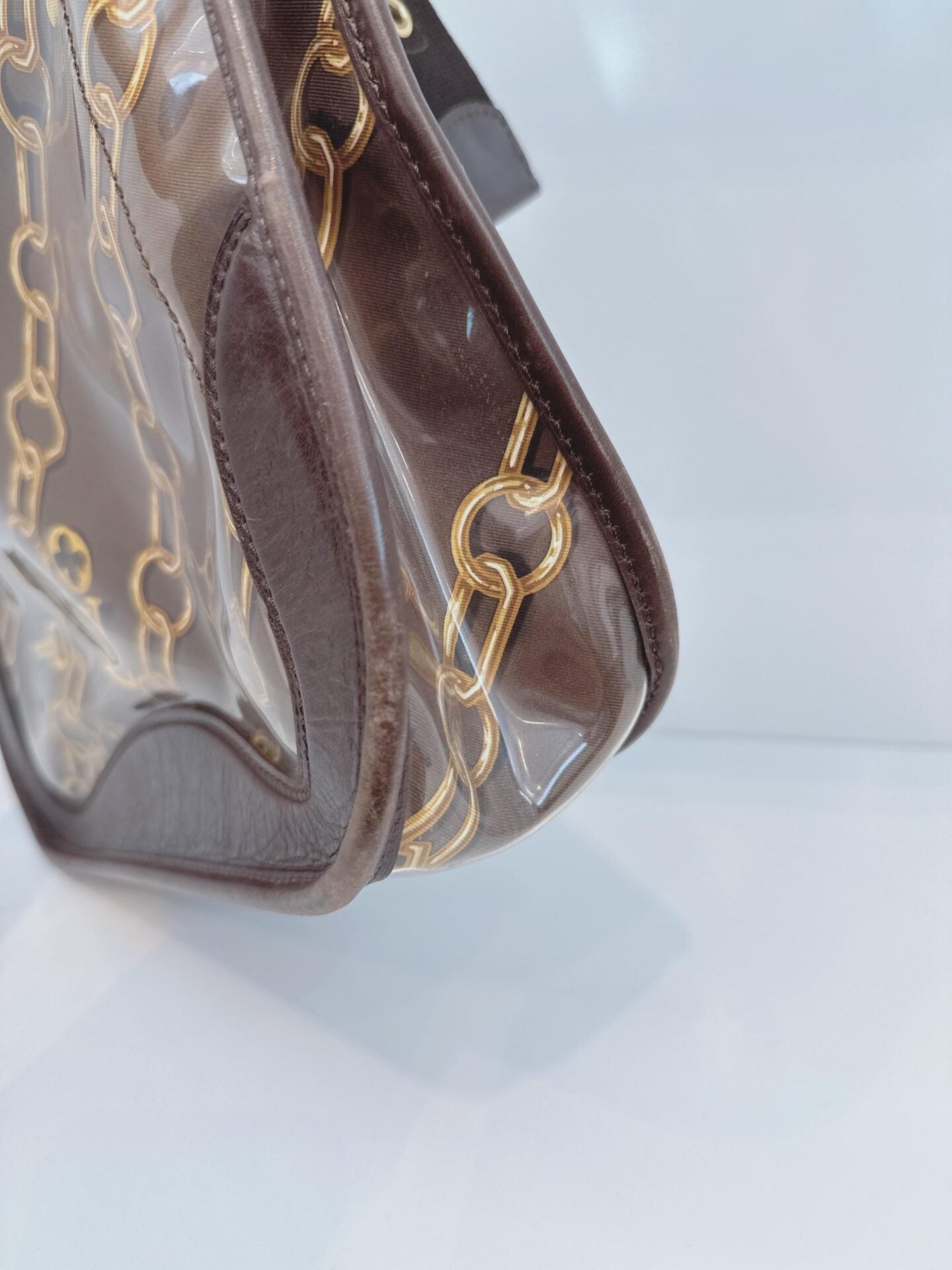 BROWN MONOGRAM CHARMS MUSETTE CROSSBODY BAG