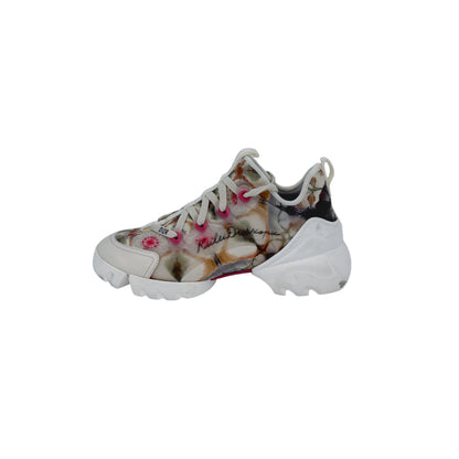 MULTICOLOR NEOPRENE AND TRANSPARENT PVC D CONNECT KALEIDOSCOPIC SNEAKERS 36