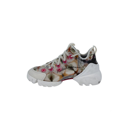 MULTICOLOR NEOPRENE AND TRANSPARENT PVC D CONNECT KALEIDOSCOPIC SNEAKERS 36