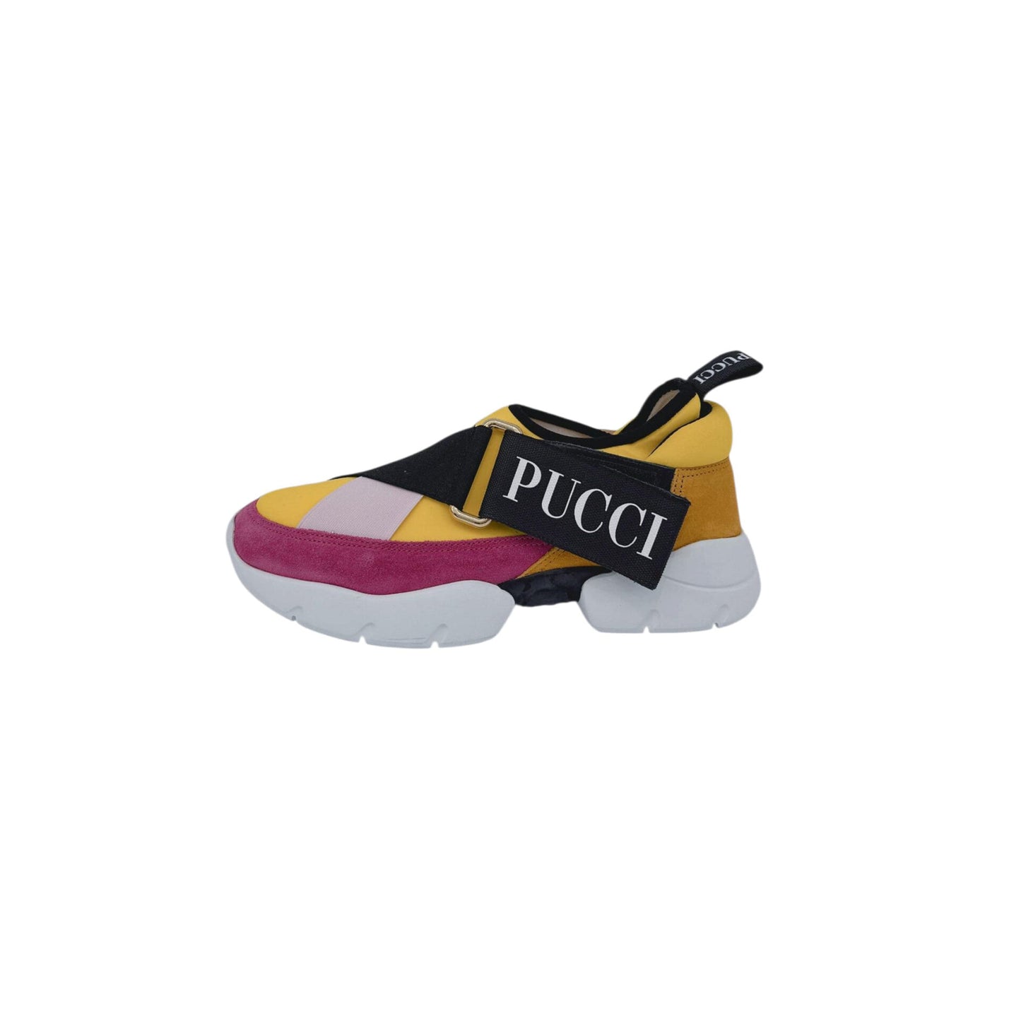 MULTICOLOR BLOCK ELASTIC SLIP ON SNEAKERS 36