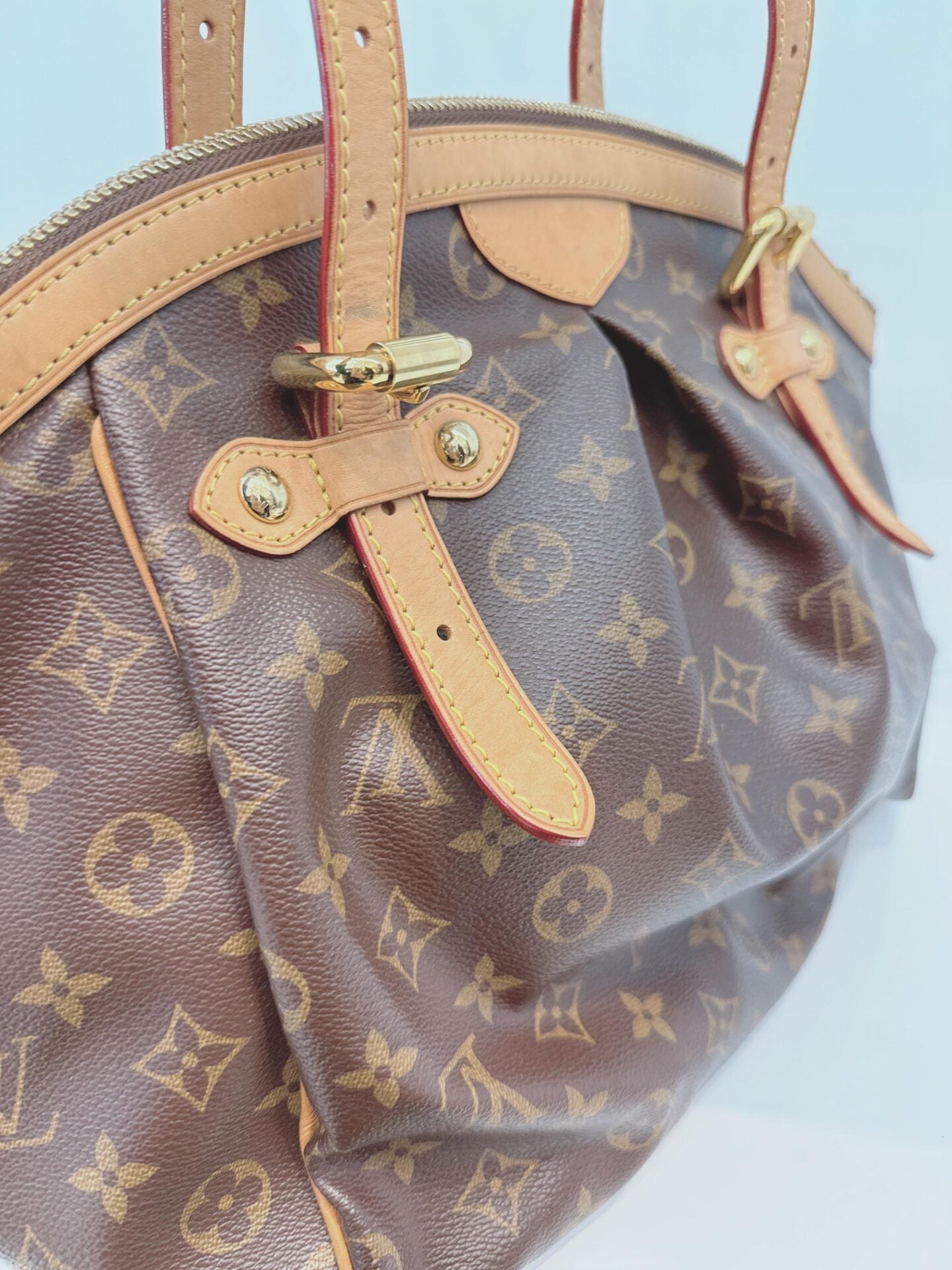 BROWN MONOGRAM TIVOLI GM BAG