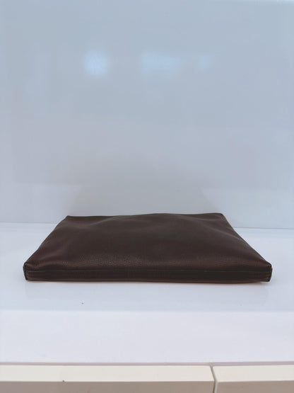 BLACK LOGO WEB ZIP POUCH