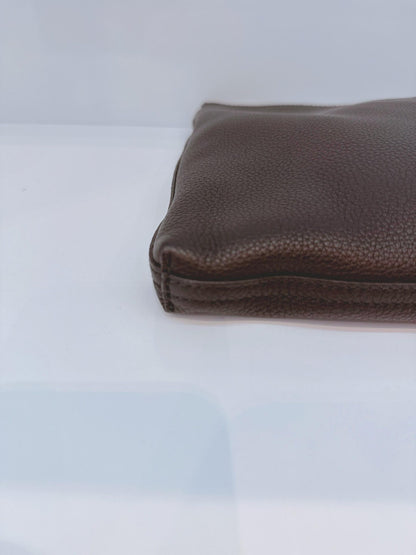 BLACK LOGO WEB ZIP POUCH