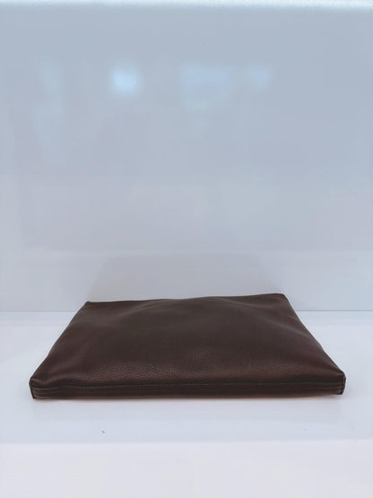 BLACK LOGO WEB ZIP POUCH