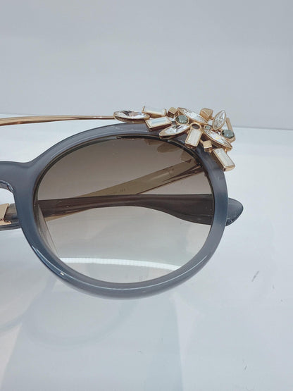 BLACK ROSE GOLD GRADIENT VIV S 06K9C CRYSTAL CAT EYE VIVY/S PR7JS SUNGLASSES