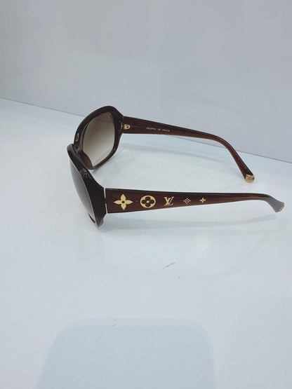 BROWN GLITTERS SQUARE FRAMED OBSESSION GM Z0459W SUNGLASSES