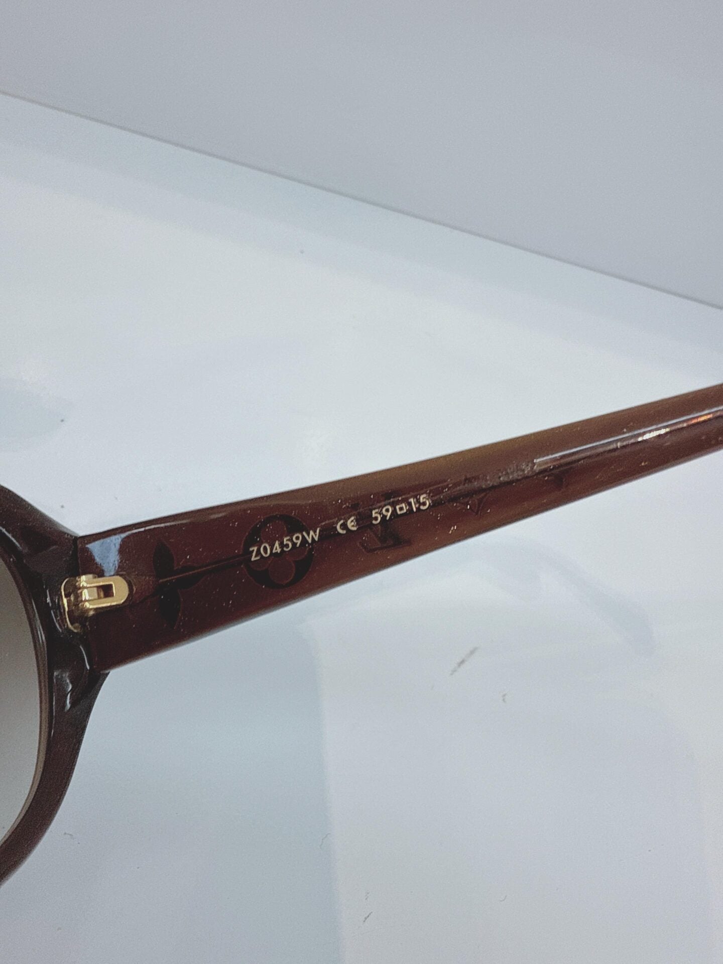 BROWN GLITTERS SQUARE FRAMED OBSESSION GM Z0459W SUNGLASSES