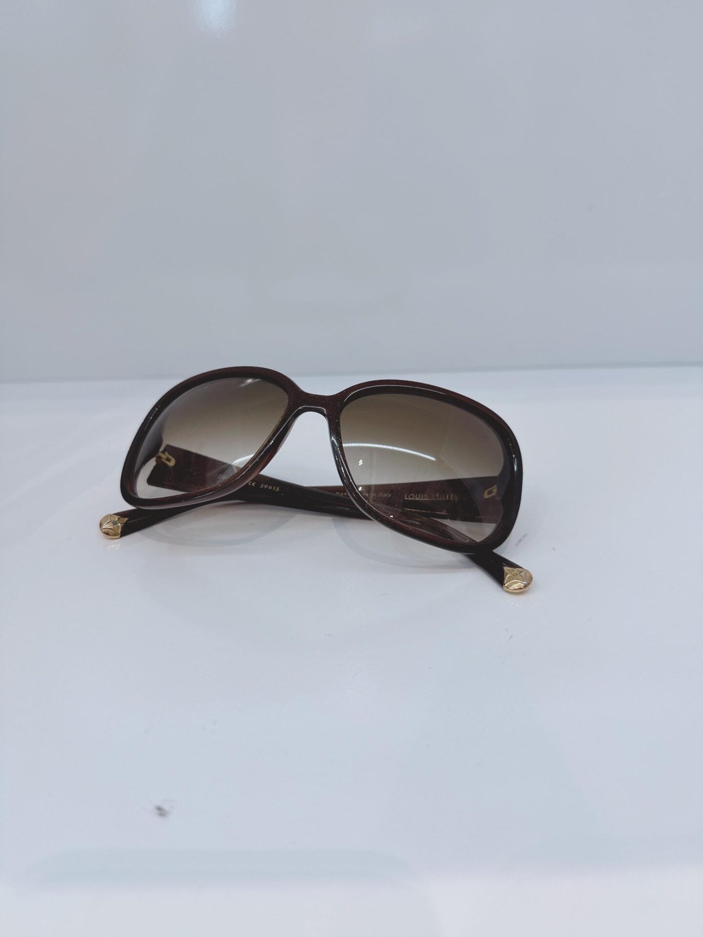 BROWN GLITTERS SQUARE FRAMED OBSESSION GM Z0459W SUNGLASSES