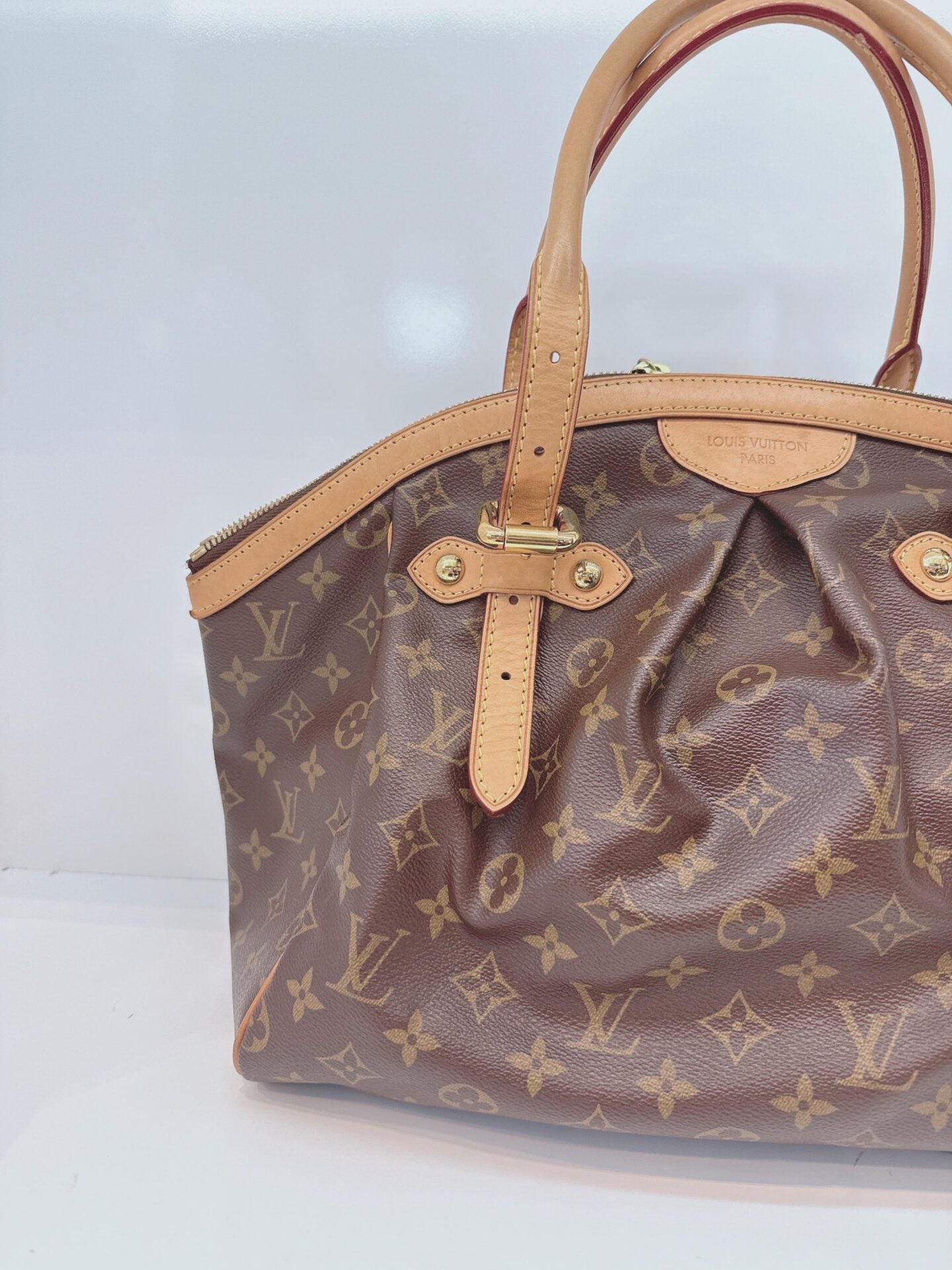 BROWN MONOGRAM TIVOLI GM BAG