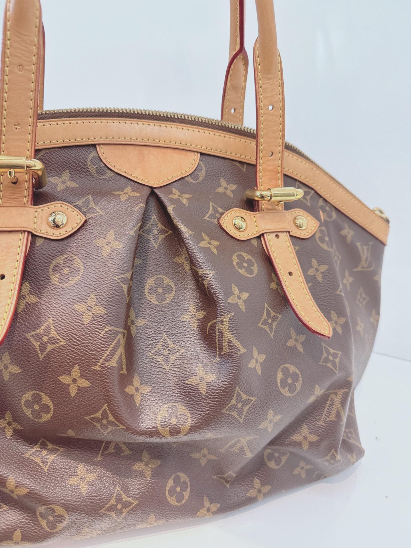 BROWN MONOGRAM TIVOLI GM BAG
